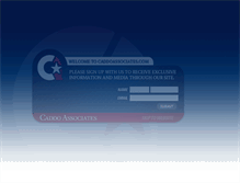 Tablet Screenshot of caddoassociates.com